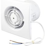 Sygonix Wand- und Deckenlüfter 230 V/AC 130 mü/h 100 mm (SY-5233254)