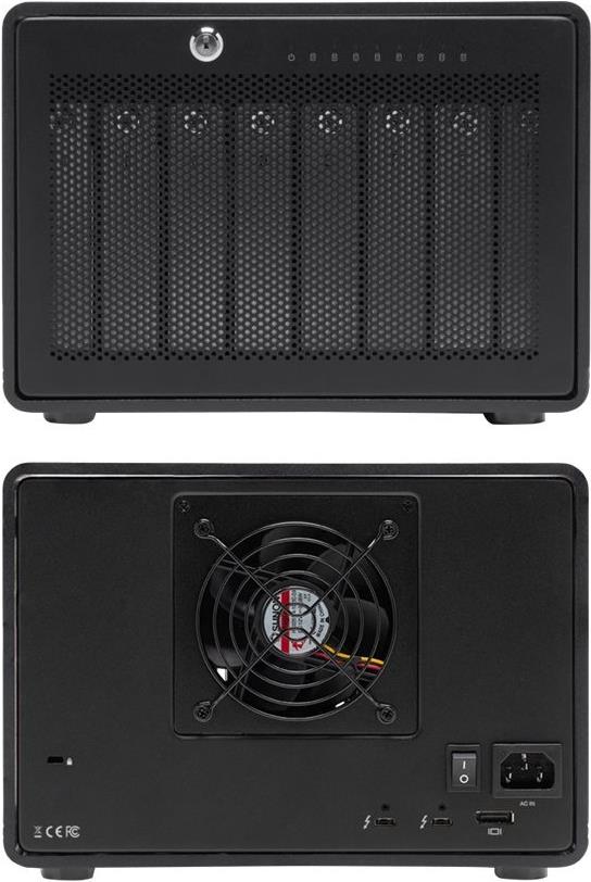 OWC ThunderBay 8 8-Bay RAID-Ready Festplatten-Array 2x Thunderbolt 3 Schwarz