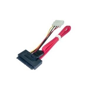 Lindy SATA-Kabel interne Stromversorgung, 4-polig, SATA bis SATA Combo (W) (33364)