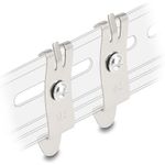 Delock Desktop Patch Panel Halterung für Hutschiene mit M4 Befestigungsschrauben 2 Stück (88142)