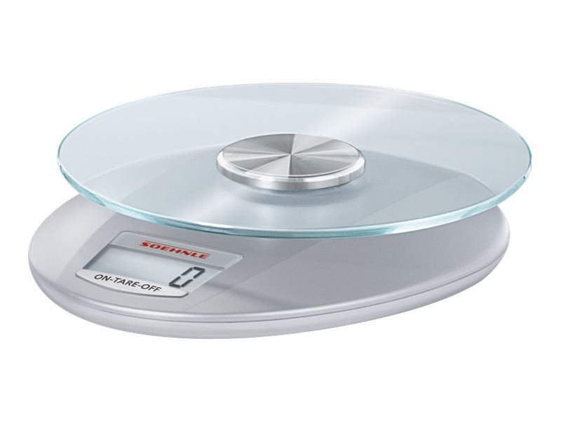 Soehnle Roma Silver Digitale Küchenwaage 5 kg Silber