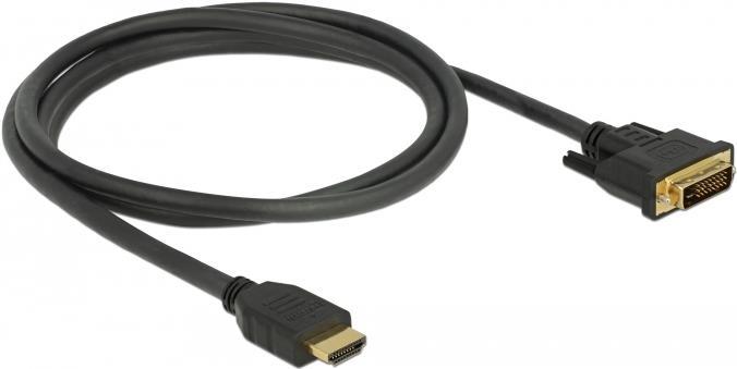 DeLOCK 85653 Videokabel-Adapter 1,5 m HDMI Typ A (Standard) DVI Schwarz (85653)
