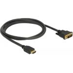 DeLOCK 85653 Videokabel-Adapter 1,5 m HDMI Typ A (Standard) DVI Schwarz (85653)