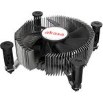 Akasa Intel LGA1700 Prozessor Hybrid-Kühler Aluminium - Schwarz 1 Stück(e) (AK-CC6602HP01)