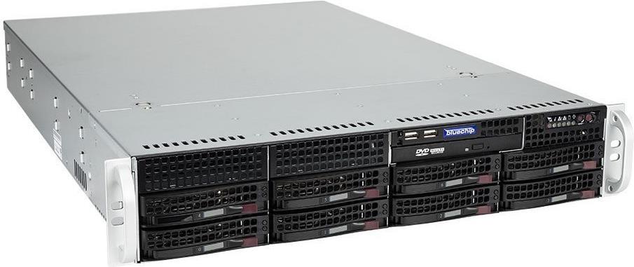 bluechip SERVERline R42308s - Server - 1 2 - Monitor: keiner - Schwarz (850419)