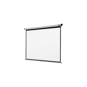Nobo Roll-Leinwand 1902394 4:3 2400 x 1813 mm Hellgrau, Black Border
