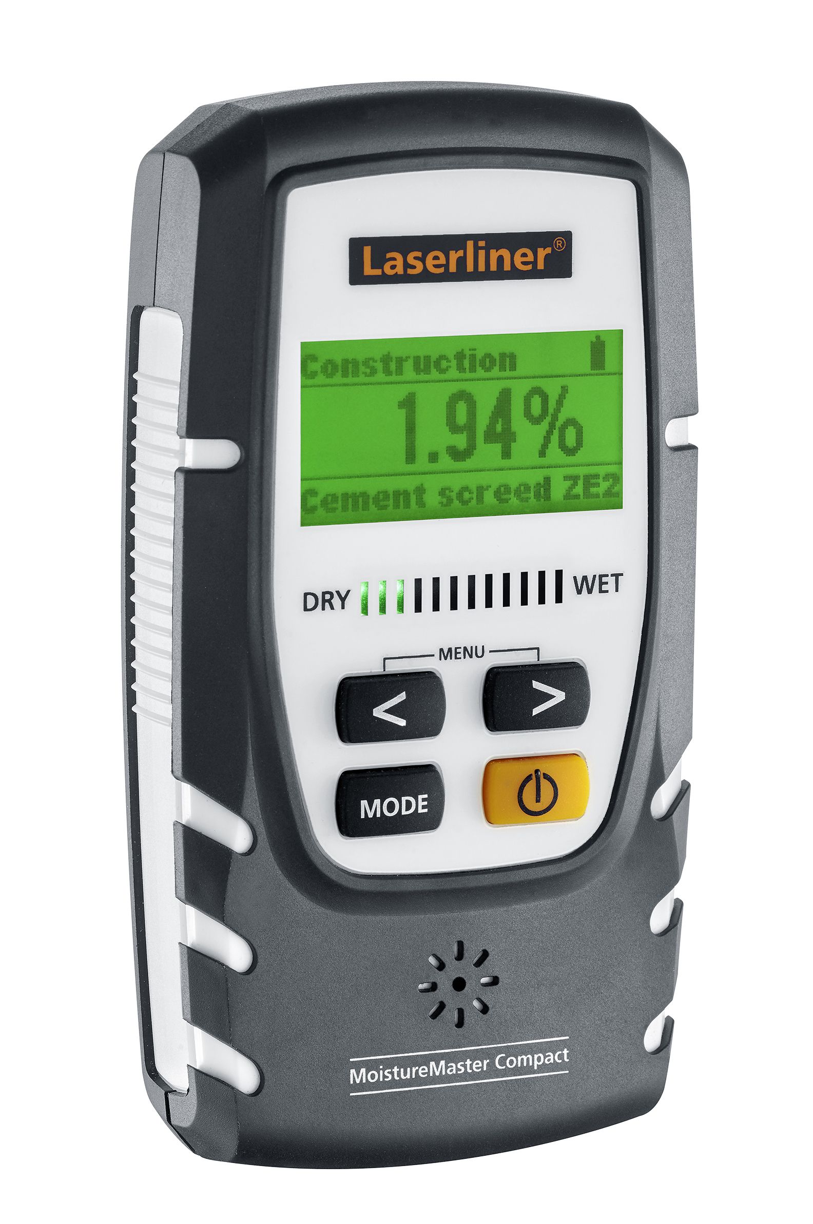 Laserliner MoistureMaster Compact Plus Feuchtigkeitsmessgerät Grau
