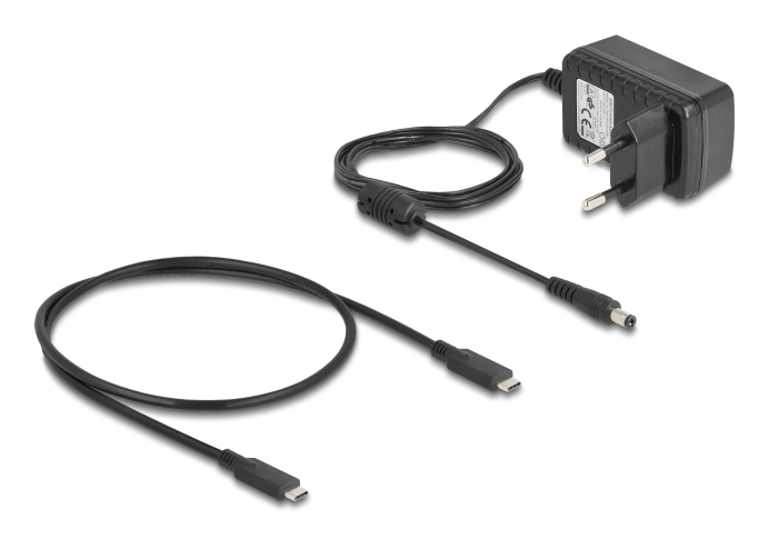 Delock 64300 SSD-Dockingstation 2x M.2 NVMe USB-C 3.2 Gen 2 Schwarz