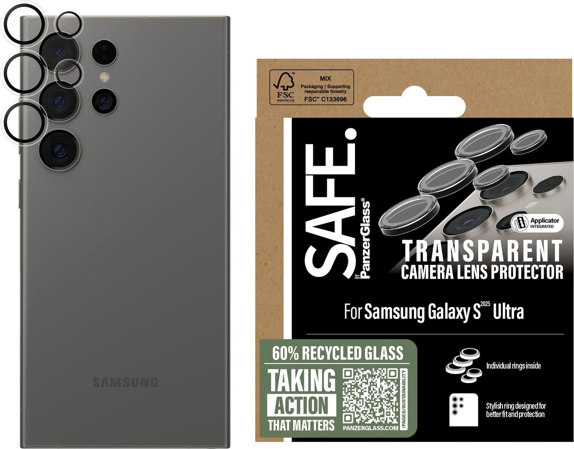 PanzerGlass SAFE. by PanzerGlass - Objektivschutz für Handy (SARRITRG38488)