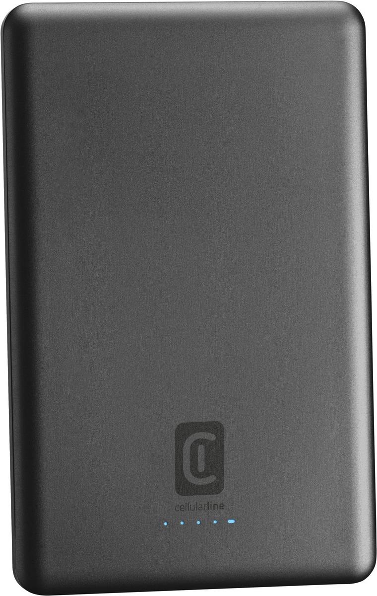Cellularline Mag Lite 5000 5000 mAh Kabelloses Aufladen Grau (PBMAGSLIM5000WIRD)