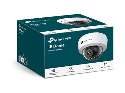 TP-Link VIGI C240 V1 4 MP Kuppel-Netzwerkkamera Schwarz, Weiß