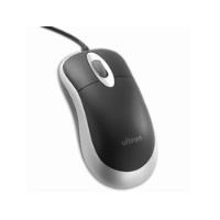 Ultron UM-100 Basic Optical Mouse USB Scrallrad, ergonomisches Design, Auflösung 800dpi/ Schnittstellen: USB/ Technologie: optisch, kabelgebunden/ Ausstattung: 3 Tasten/ Farbe: schwarz/silber (49308)