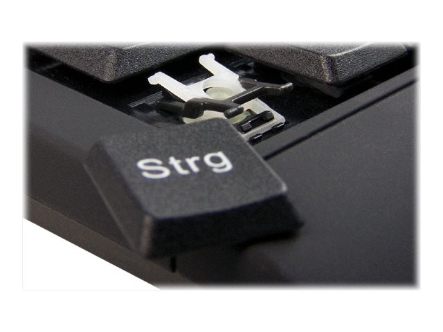 KeySonic ACK-3410 Mini-Tastatur mit Touchpad USB US Schwarz