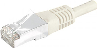 Patchkabel S/FTP (PIMF), CAT.6A EIA/TIA, Class EA, grau, 30,0m 10-Gigabit-fähiges Patchkabel mit besonders schmalem Knickschutz (857791)