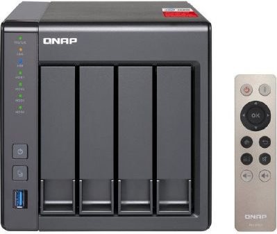 QNAP TS-451+-8G 4BAY 2.0GHZ 8GB DDR 2X GBE 2X USB3.0 2X USB 2.0" (TS-451+-8G)