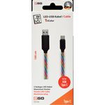 2GO 797146 USB Kabel 1 m USB B USB C Mehrfarbig (797146)