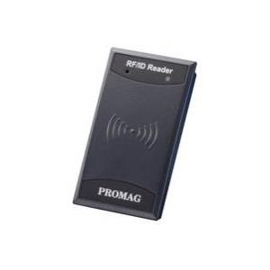 Promag MF7, RS232 RFID Lesegerät, 13,56 MHz (ISO14443, MIFARE, DESFire), offenes Kabelende, kontaktlos (bis zu 5cm), RS232, Wiegand, MSR ABA Track 2, Maße (BxHxT): 47x16x83mm (MF7-20)