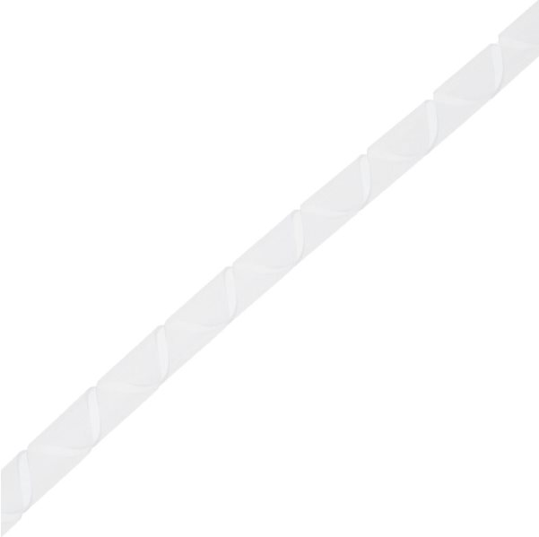 helos Spiral-Kabelschlauch ø 6 - 60 mm, 10 m naturfarben (zuschneidbar), zum Bündeln von Kabeln (129256)