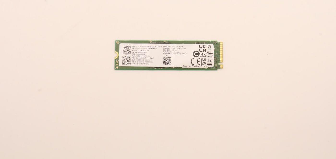 Lenovo SSD 512GB M.2 2280 PCIe4x4 STC OP (5SS0V26458)