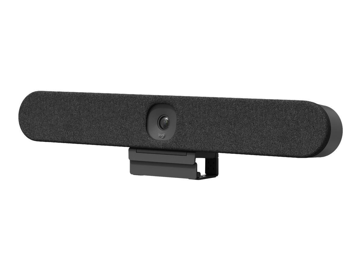 Logitech Rally Bar Huddle Videokonferenzsystem 4K Ultra HD 6 Mikrofone Bluetooth USB 3.0 Graphite