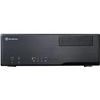 SilverStone Grandia GD05 - Tower - micro ATX - keine Spannungsversorgung (ATX / PS/2) - Schwarz - USB/Audio