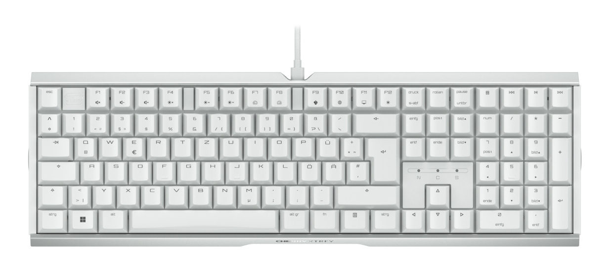 CHERRY XTRFY MX 3.1 Mechanische Tastatur QWERTZ Weiß
