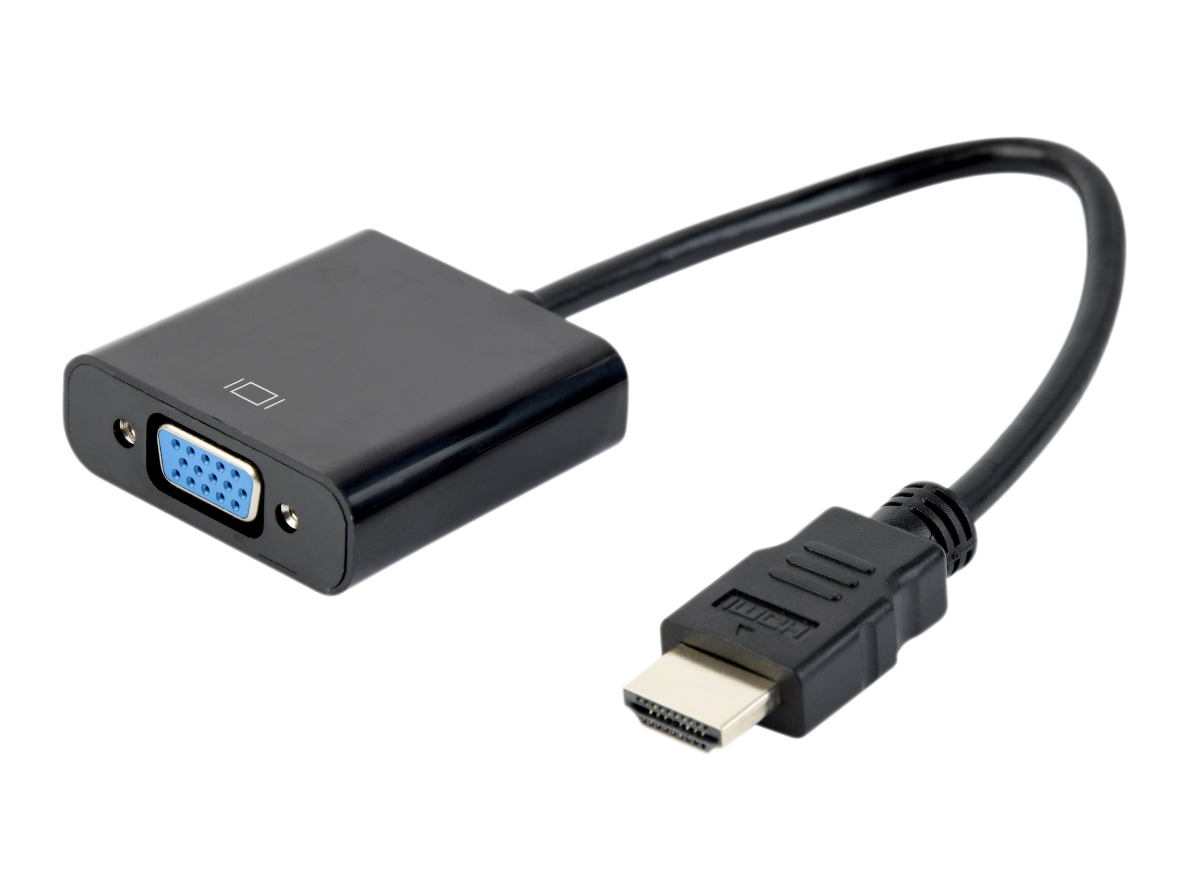 Gembird A-HDMI-VGA-04 Videokonverter HDMI auf VGA 0,15 m Schwarz