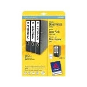 Avery L6060 - Aktenetiketten (File Folder Labels) - weiß - 34 x 192 mm - 200 ... - Avery L6060 - Aktenetiketten (File Folder Labels) - weiß - 34 x 192 mm - 200 ...