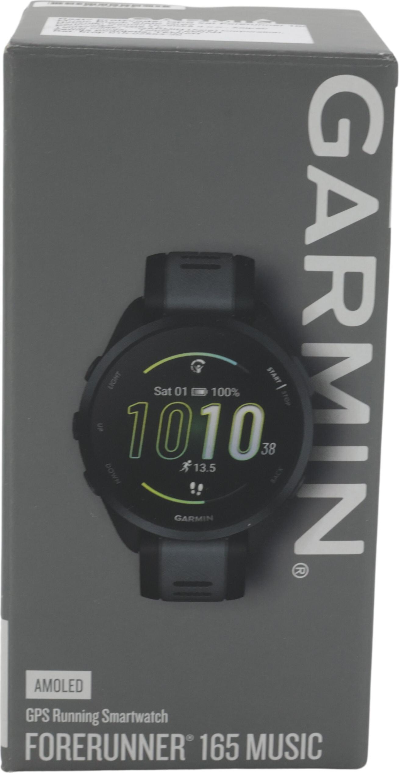 Garmin Forerunner 165 Music Sportuhr 1.2" AMOLED 4 GB Bluetooth ANT+ GPS Schwarz