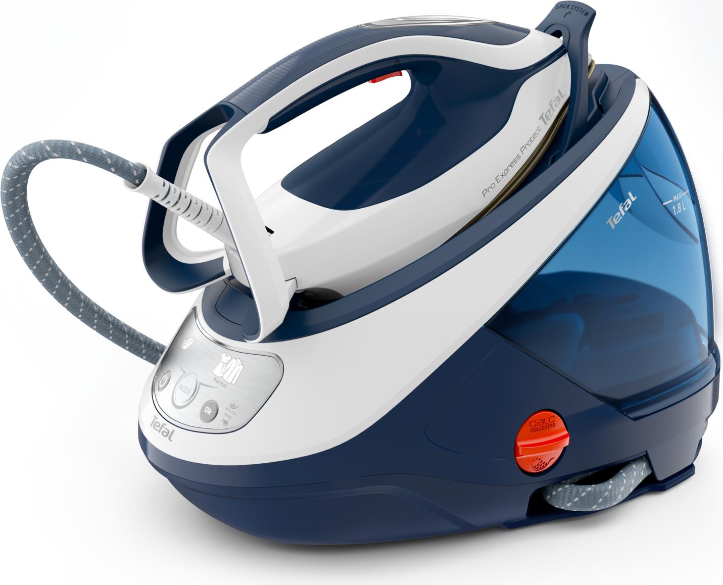 Tefal Pro Express Protect GV9221 2600 W 1,8 l Blau - Weiß (GV9221)