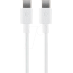 Goobay 66317 USB Kabel 1 m 2.0 USB C Weiß (66317)