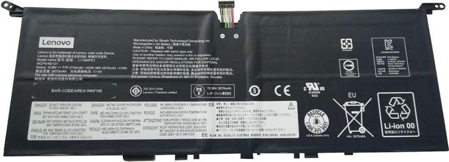 Lenovo 730S SP/A L17M4PE1 15.36V42Wh4cell bty (5B10R32749)