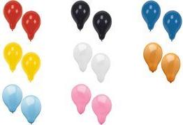 PAPSTAR Luftballons, Durchmesser: 250 mm, weiß, 100er Pack Umfang: 800 mm, geeignet für die Befüllung mit Helium - 1 Stück (18956)