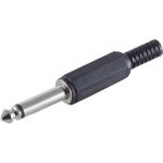 6,3 mm Klinkenstecker, mono, 2 polig, Kunststoffgehäuse (22220505)