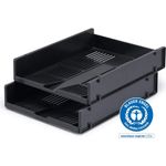 DURABLE OPTIMO Briefablageschale A4 Blauer Engel anthrazit (1700784058)