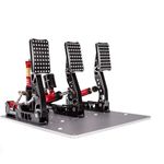 Simagic P2000 Hydraulic 3-Pedal Set 200KG Loadcell - Crimson Edition (P2000-S200R)