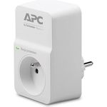 APC SurgeArrest Essential - Überspannungsschutz - Wechselstrom 230 V - Ausgangsanschlüsse: 1 - Frankreich - weiß