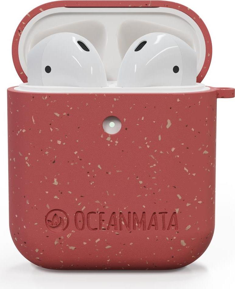 OCEANMATA Air Pod Case | coralred | Nachhaltiges Apple AirPod Case Coral Edition Oceanmata® (8720254403502)