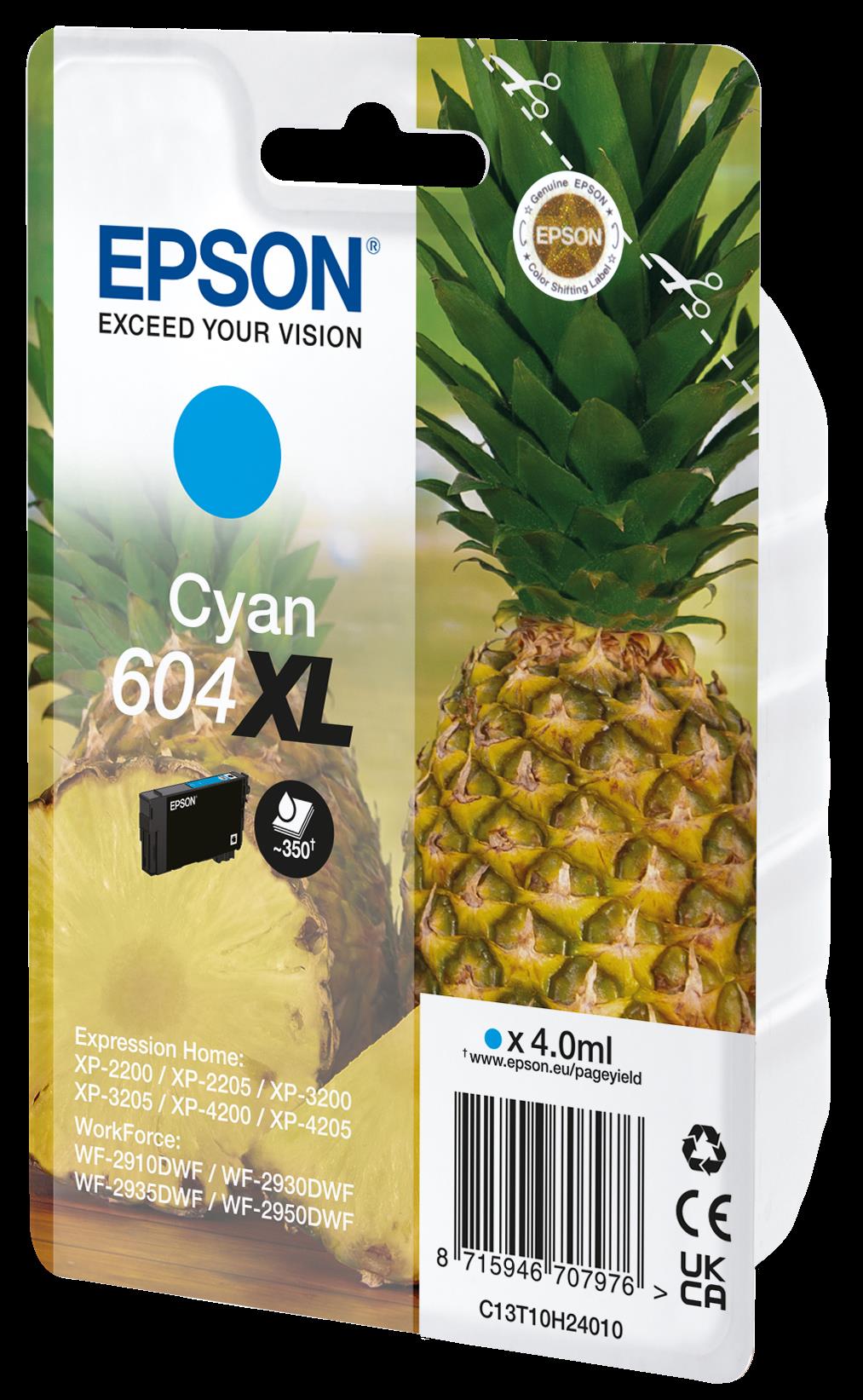 Epson 604XL 4 ml Cyan (C13T10H24020)