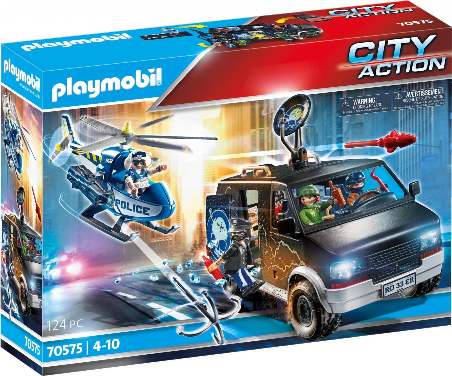 Playmobil City Action Polizei-Helikopter - Junge/Mädchen - 4 Jahr(e) - Kunststoff - Mehrfarben (70575)