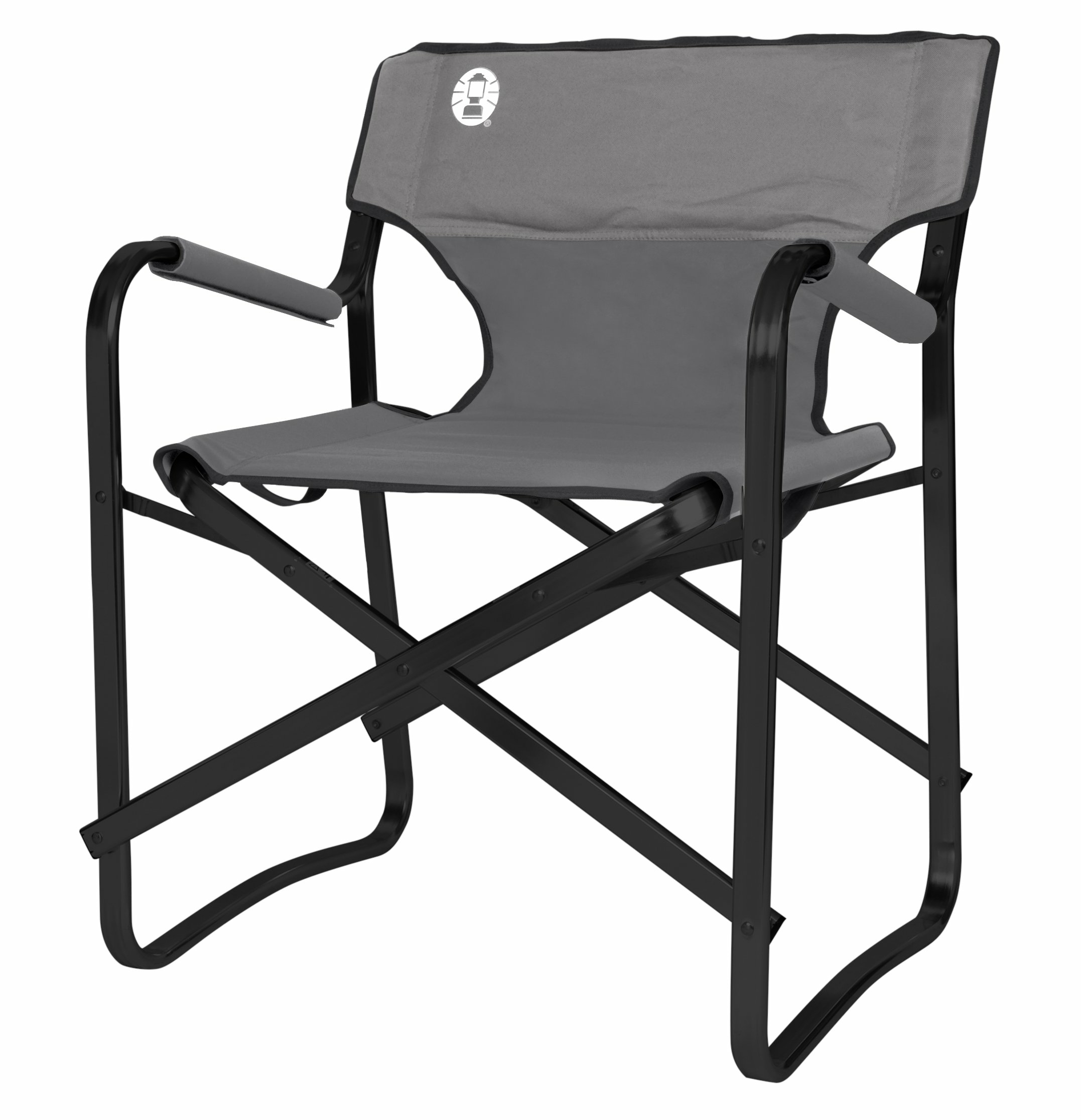 Coleman Deck Chair Campingstuhl Stahl 135 kg Schwarz, Grau