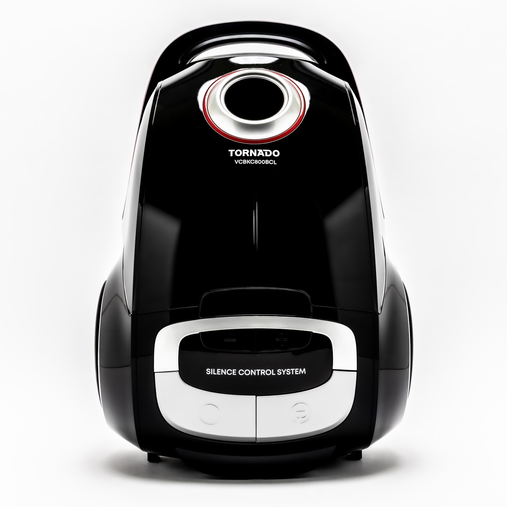 Tornado VCBKC800BC Bodenstaubsauger 800 W 210 AW HEPA 4 l Schwarz/Rot