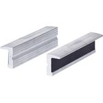 KS TOOLS Alu-Schraubstock-Schonbacken,Struktur,120mm (914.0081)