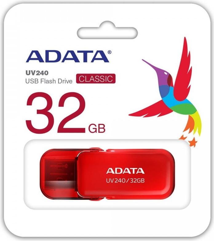 Adata *UV240 32GB USB2.0 Red (AUV240-32G-RRD)