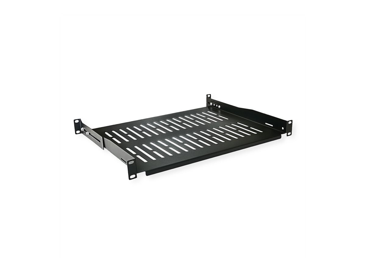 VALUE Fachboden 19" 1HE 485 x 350 mm Schwarz