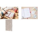 Sigel Buchkalender Jolie 2025 Cosmic Fantasy Beige (J5349)