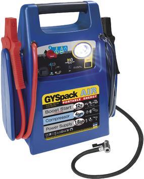 GYS Schnellstartsystem Gyspack Air 3in1 026322 Starthilfestrom (12 V)=480 A Spannungswandler 230 V, Kompressor, Verpolungs- u. Elektronikschutz (026322)