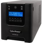 CyberPower PR750ELCD Line-Interactive USV 750VA/675W Tower, Reine Sinuswelle, AVR, LCD, Ausgang (6) IEC, RS232, USB (HID), EPO, Expansion Port für opt. Netzwerkkomunikation (PR750ELCD)