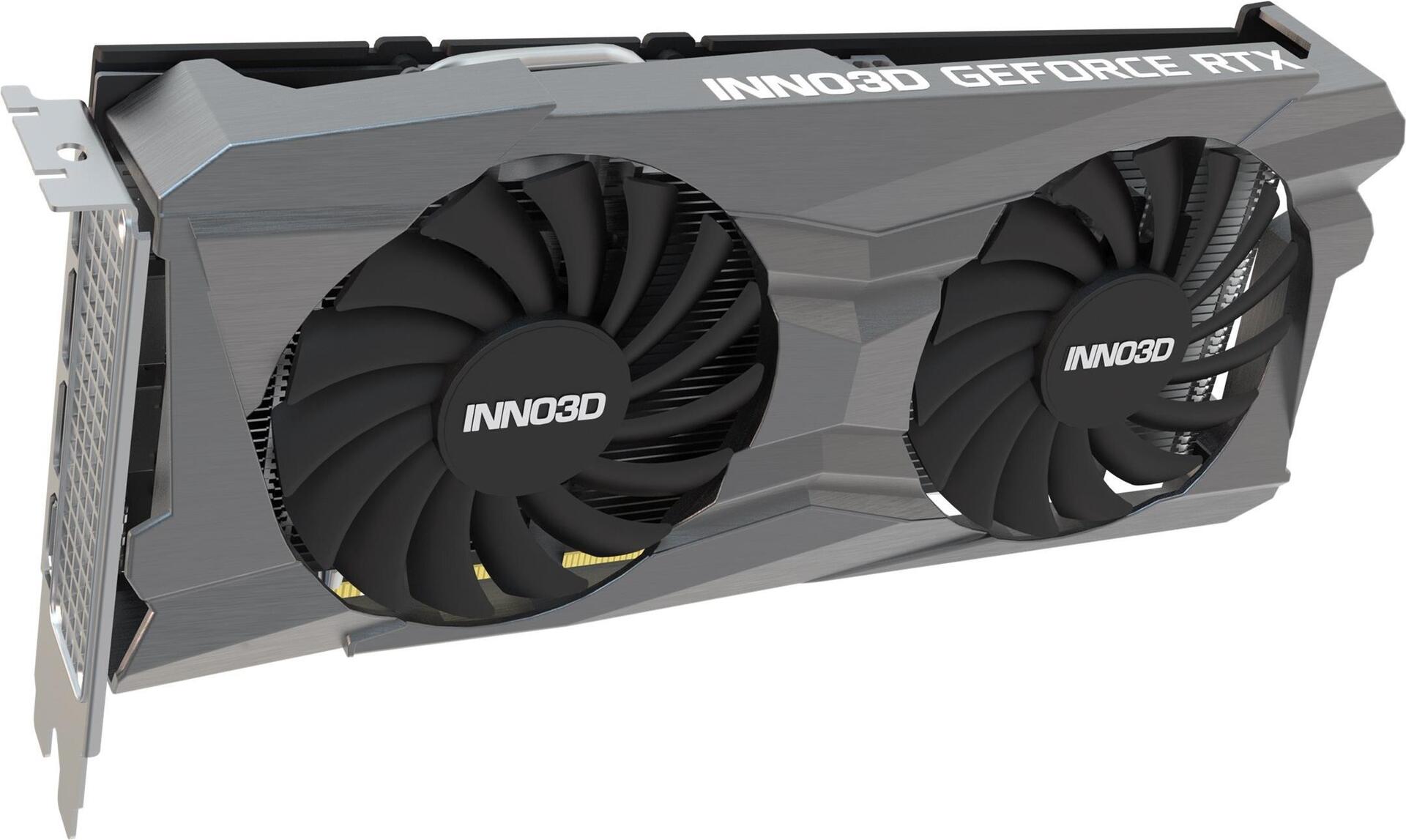 Inno3D GeForce RTX 3050 Twin X2 Grafikkarte 8 GB GDDR6 Schwarz