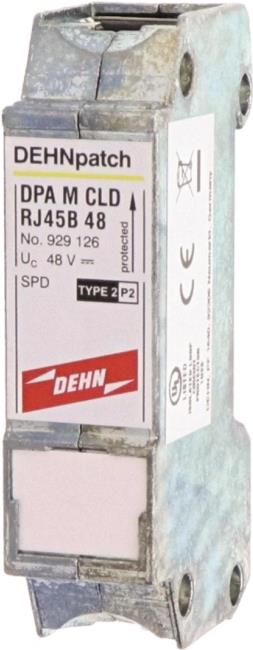 Überspannungsableiter 929126 DEHNpatch mit 2 RJ45-Buchsen (929126)